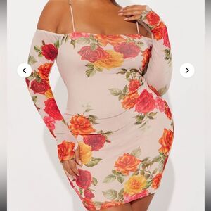 Fashion Nova•Danielle Mesh Mini Dress